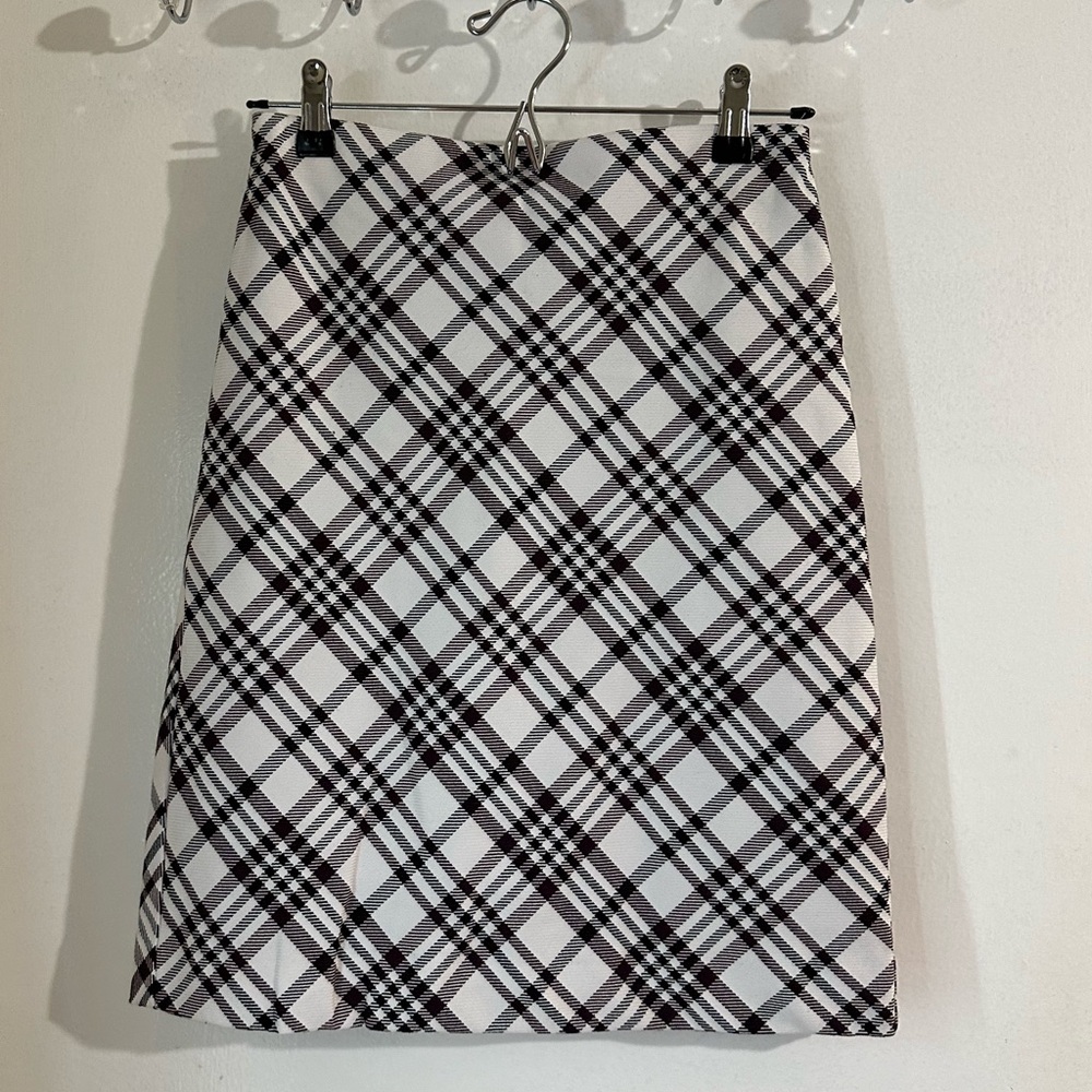 Express plaid pencil skirt